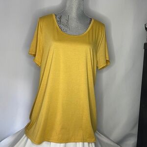 Mustard Yellow Classic Tunic, 2XL, NWT